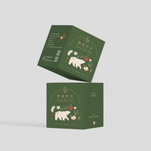 靜蘋時光蘋果薄荷茶，無咖啡因花草茶，茶湯金黃清澈