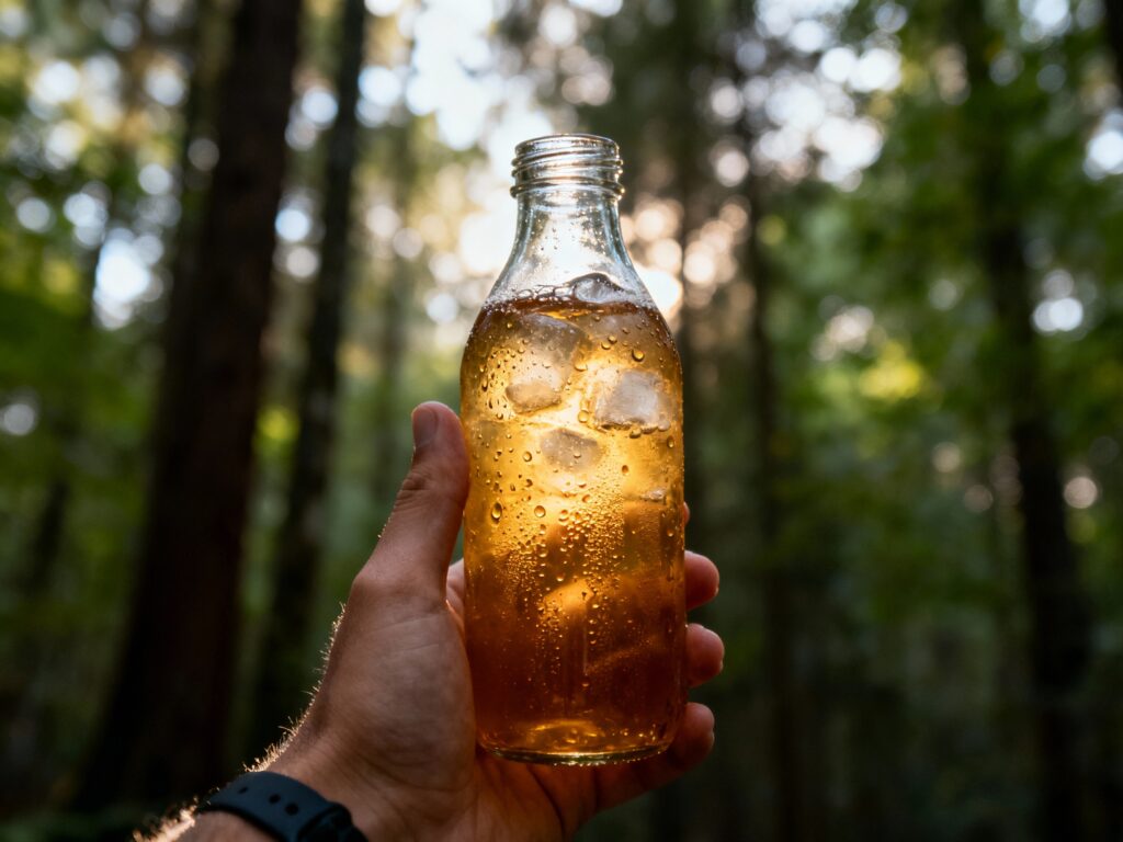帶著夏舞茶冷泡茶去露營，享受大自然的愜意時光。