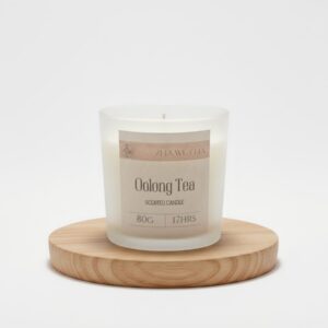 【茶系香氛】桂花烏龍 x 杏桃蠟燭｜純淨天然，點亮日常療癒（80g）