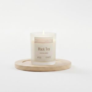 【茶系香氛】紅茶 x 琥珀蠟燭｜純淨大豆蠟，揉合琥珀暖木的深邃茶韻（80g）